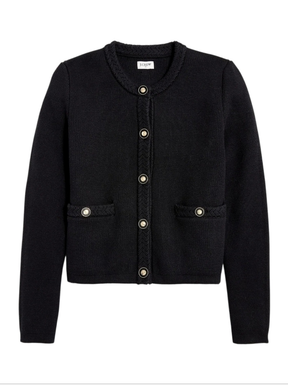 NWT J.Crew Factory | Lady cardigan jacket | Black | Size M - Picture 3 of 9